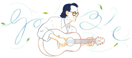 Nhạc sĩ Trịnh Công Sơn được Google Doodles vinh danh