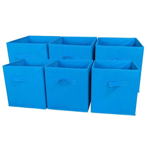 Foldable Cloth Storage Cube Bins Organizer (thùng vải lưu trữ): Với 9 màu khác nhau, những thùng chứa đồ này là sản phẩm giúp làm gọn và thêm những màu sắc vui nhộn cho căn phòng của bạn. Nhiều khách hàng đã khen ngợi sự chắc chắn và chất lượng cùng mức giá hời của các sản phẩm này.