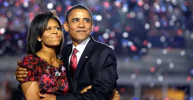Vợ chồng cựu tổng thống Mỹ Obama.