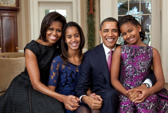 Gia đình cựu tổng thống Mỹ Obama.