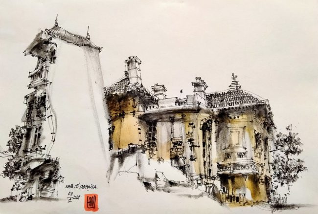 Ký họa của Nguyễn Hoàng Lâm