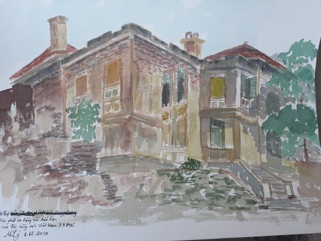 Ký họa của Nguyễn Thị Minh Lý