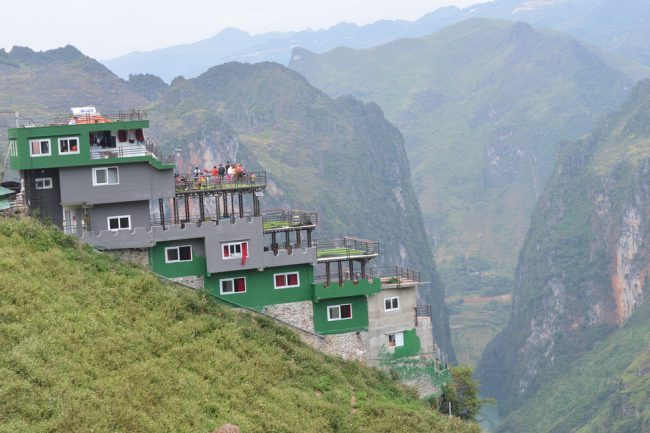 Công trình Mã Pì Lèng Panorama ồn ào trên báo chí năm qua - Ảnh: VŨ TUẤN