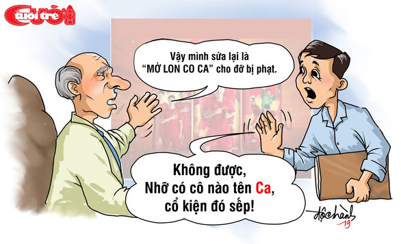 Năm qua công chúng nhiều lần được cười ra nước mắt với quan chức ngành văn hóa như câu chuyện xử trí của lãnh đạo Cục Văn hóa cơ sở với slogan quảng cáo "Mở lon Việt Nam" của Cocacola - Ảnh: Tuổi Trẻ Cười