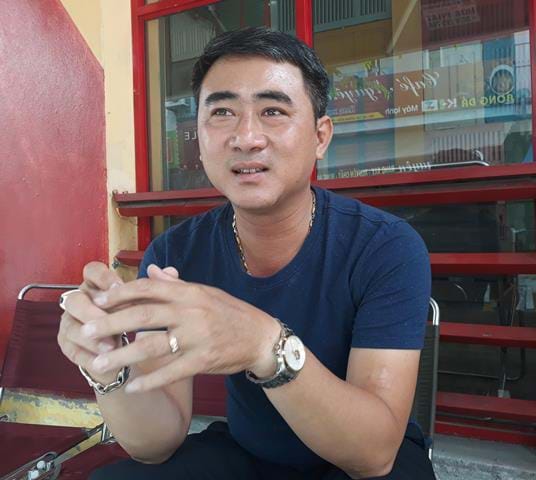 Anh Đỗ Thành Trung, tài xế xe bus tuyến 01.
