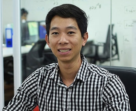 Anh Lê Công Thành, nhà sáng lập Công ty CP Công nghệ chọn lọc thông tin InfoRE. (Ảnh: Phương Hạnh)