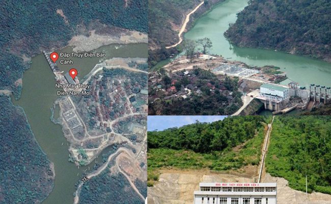 Một khúc sông dài trên 1km ở xã Tà Cạ (huyện Kỳ Sơn) có 3 nhà máy thủy điện