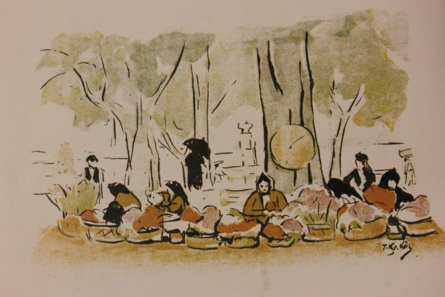 Một góc chợ xưa thân thương.