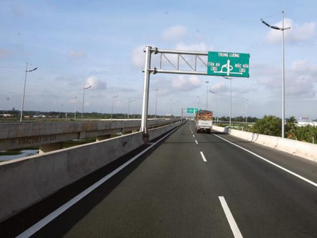 Tuyến Cao tốc Trung Lương - Mỹ Thuận. Ảnh minh họa.