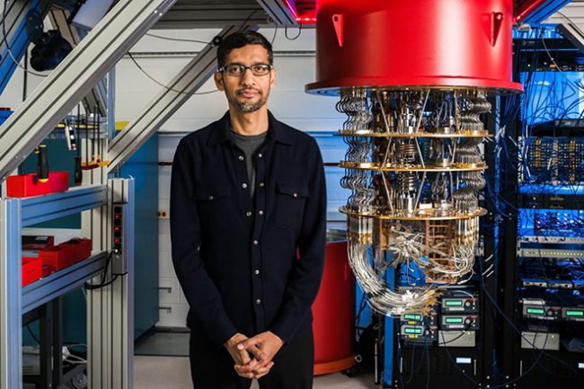 Máy tính lượng tử của Google làm được điều mà các máy tính thông thường không bao giờ làm được Ảnh: AFP