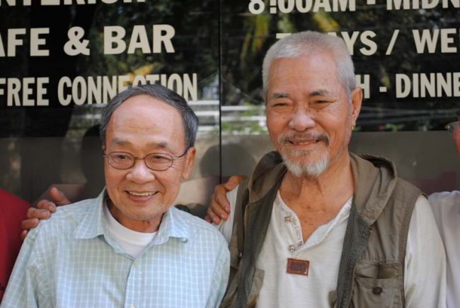 Nhà thơ Du Tử Lê và bài viết trên Người Đô Thị tháng 8.2019, kể lại kỷ niệm trong lần gặp đầu tiên với nhà thơ Phan Vũ tại Sài Gòn. Ảnh: HT