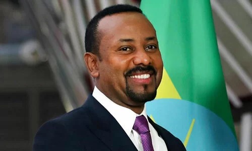 Thủ tướng Ethiopia Abiy Ahmed. Ảnh: AP.