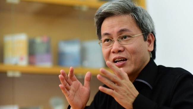 Ông Giản Tư Trung, nhà sáng lập Học Viện Quản Lý PACE. Ảnh: Quý Hoà