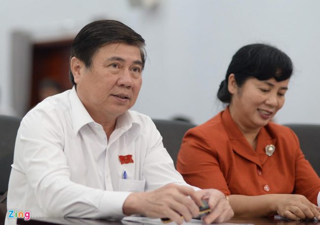 Chủ tịch UBND TP.HCM Nguyễn Thành Phong ủng hộ kiến nghị nâng cấp Ban QLATTP lên thành Sở An toàn thực phẩm. Ảnh: Quang Huy.