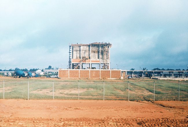 Nhà máy nước Thủ Đức lúc đang xây dựng