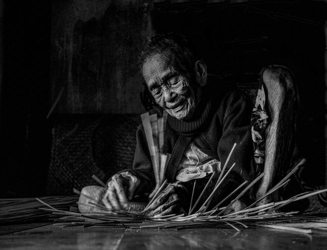 Tác phẩm Niềm vui tuổi già - Lê Quý Trọng (TP. Huế)