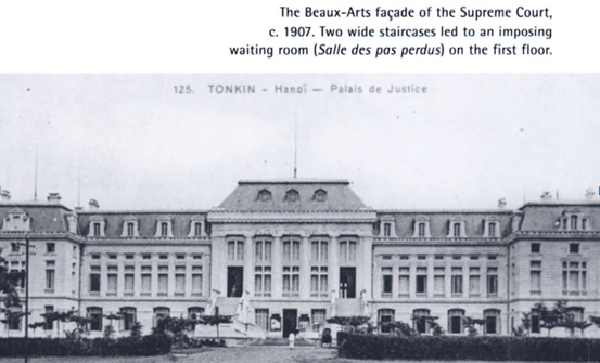 Tòa án Hà Nội 1907. Ảnh: William S. Logan- Hanoi, Biography of a City.