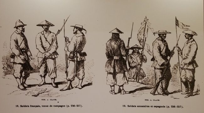 Binh lính liên quân Pháp - Tây Ban Nha trong trận đánh Gia Định năm 1859 - 1861