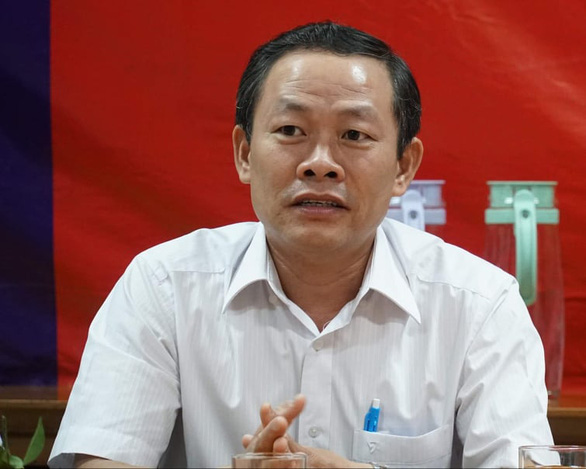 Ông Nguyễn Văn Khuôn - trưởng Phòng y tế quận Thủ Đức tại buổi làm việc với đoàn khảo sát