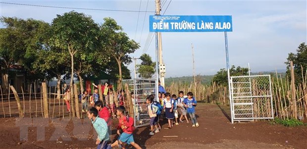 Diem truong Alao, xa Lo Pang, Gia Lai