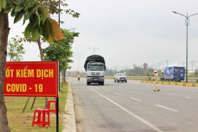 Chốt kiểm soát con đường dẫn vào tỉnh Quảng Nam