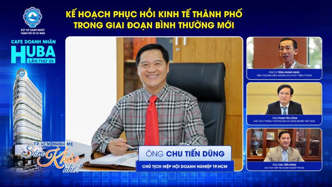 Ông Chu Tiến Dũng - Chủ tịch Hiệp hội doanh nghiệp TP.HCM